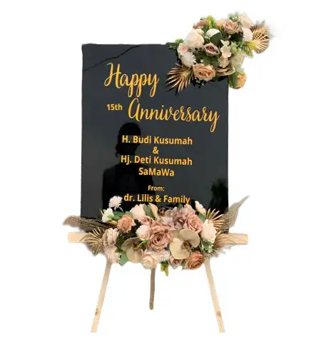 Papan Bunga Akrilik Mario