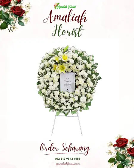 Krans Bunga Duka Mario