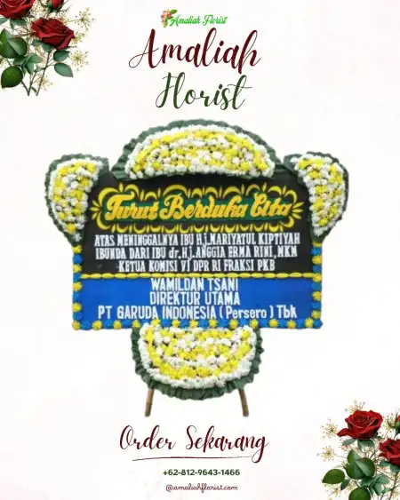 Papan Bunga Duka Mario
